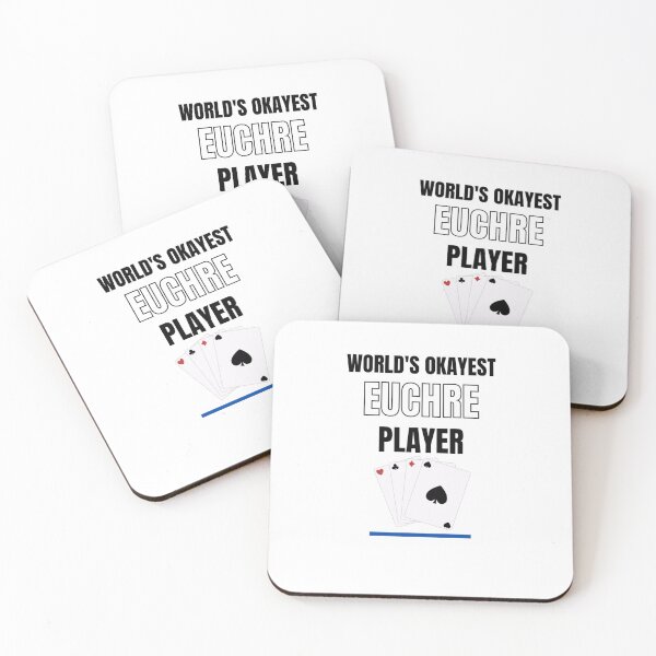 Item preview, worlds okayest euchre player card games designed and sold by Jeangel97.