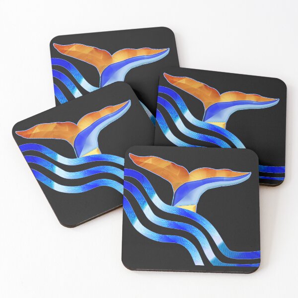 Item preview,  FUNNY NAVY BLUE AND GOLD MARINE ANIMALS ABSTRACT PATTERN - SYMMETRICAL LINES - WAVES & MARINE ANIMALS COLLECTION(1). designed and sold by Ralek.