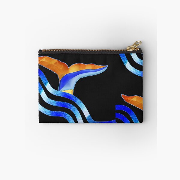 Item preview,  FUNNY NAVY BLUE AND GOLD MARINE ANIMALS ABSTRACT PATTERN - SYMMETRICAL LINES - WAVES & MARINE ANIMALS COLLECTION(1). designed and sold by Ralek.