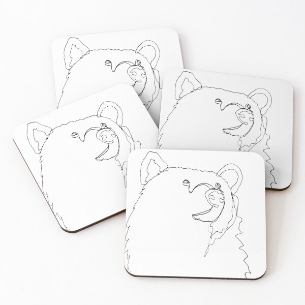 Item preview, Minimalist Bear Drawing designed and sold by NancyMerkle.