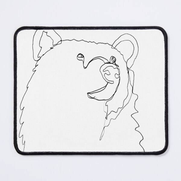 Item preview, Minimalist Bear Drawing designed and sold by NancyMerkle.