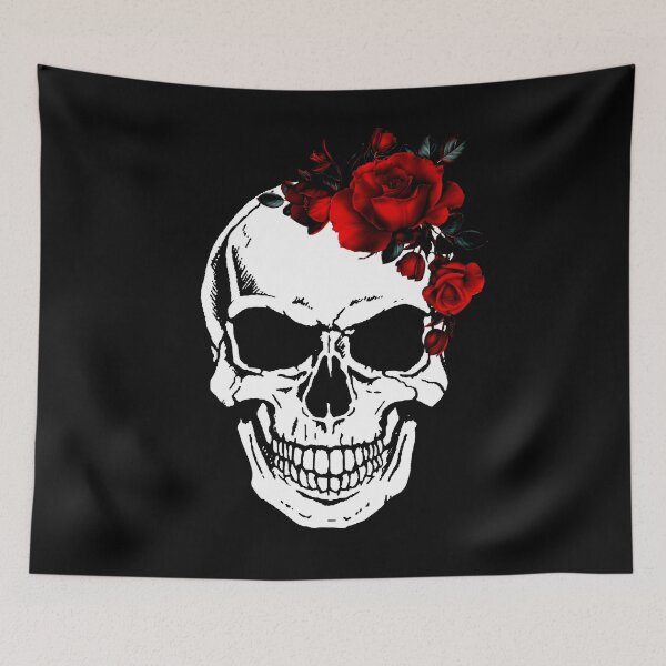 Item preview, Gothic skull and roses  designed and sold by DarkDesign69.