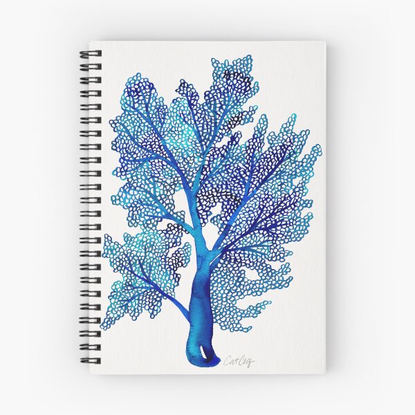 Item preview, Sea Fan Coral – Blue Ombré designed and sold by Cat Coquillette.