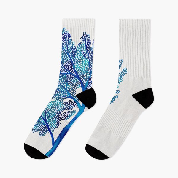 Item preview, Sea Fan Coral – Blue Ombré designed and sold by Cat Coquillette.