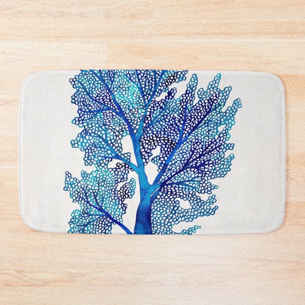 Item preview, Sea Fan Coral – Blue Ombré designed and sold by Cat Coquillette.