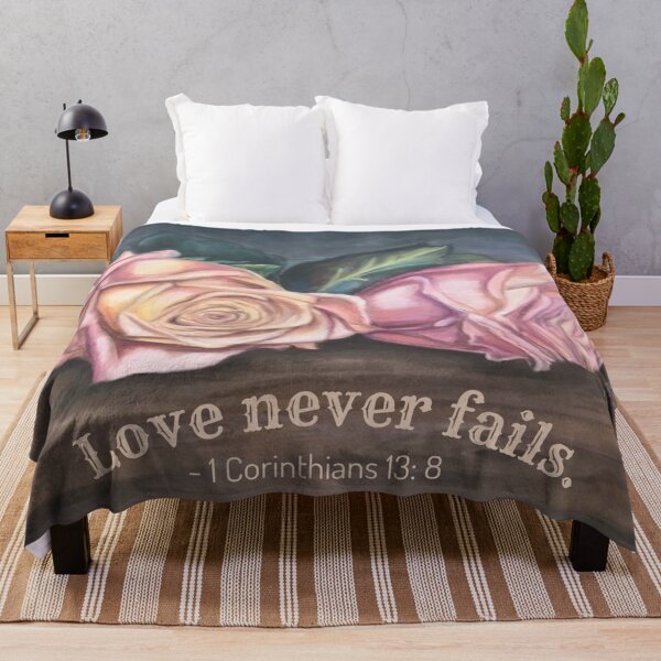 Item preview, Love never fails | 1 Corinthians 13:8 designed and sold by NathBros.