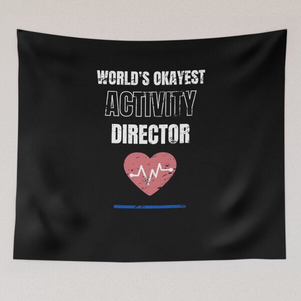 Item preview, worlds okayest activity director professional Retro Vintage designed and sold by Jeangel97.