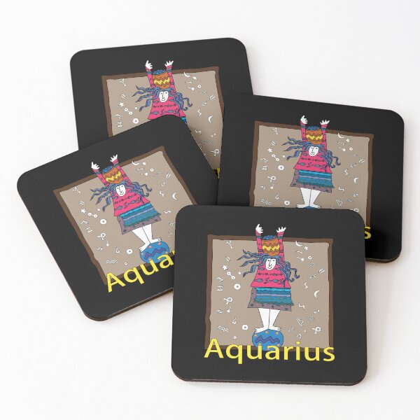 Item preview, Aquarius Zodiac sign, Funny Zodiac birthday gift idea designed and sold by MiaStyleStudio.