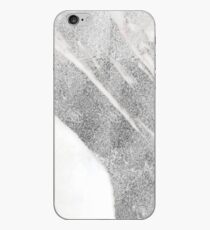 Marmor - Silber Glitter auf weißem Metallic-Marmor-Muster iPhone-Hülle & Cover
