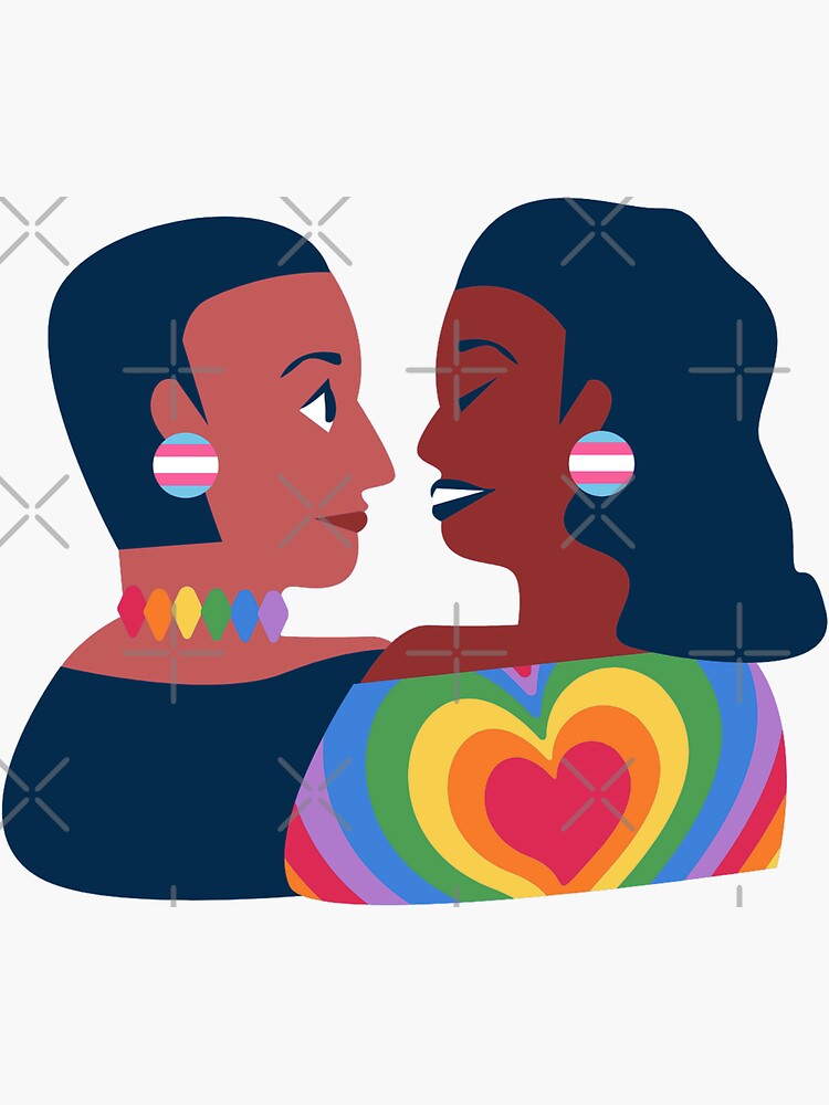 "LGBTQIA+ BIPOC Females" Sticker By Eccentricitees | Redbubble