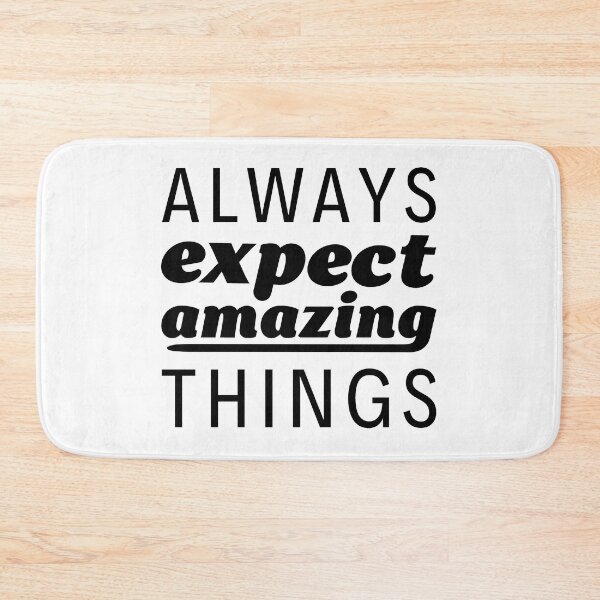 Item preview, Motivational And Inspirational Quotes - Expect Amazing Things designed and sold by ViewerEqualsPhoton.
