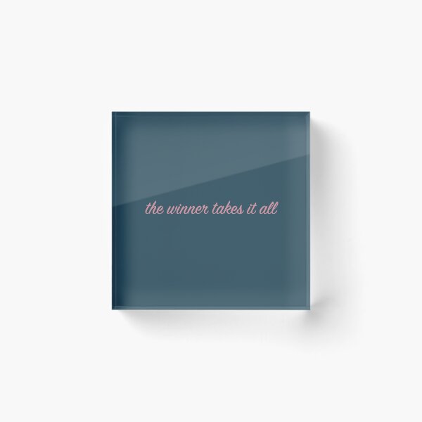 Item preview, "the winner takes it all" designed and sold by Feel-GoodPrints.