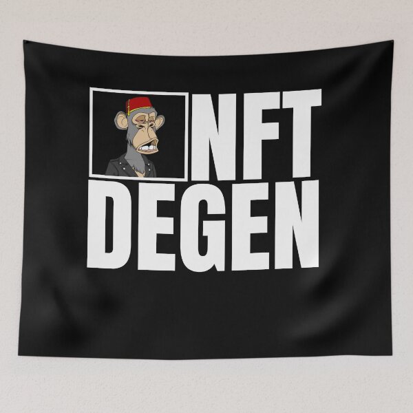 Item preview, NFT Degen - Funny NFTs Degenerate Crypto designed and sold by nft-millionaire.