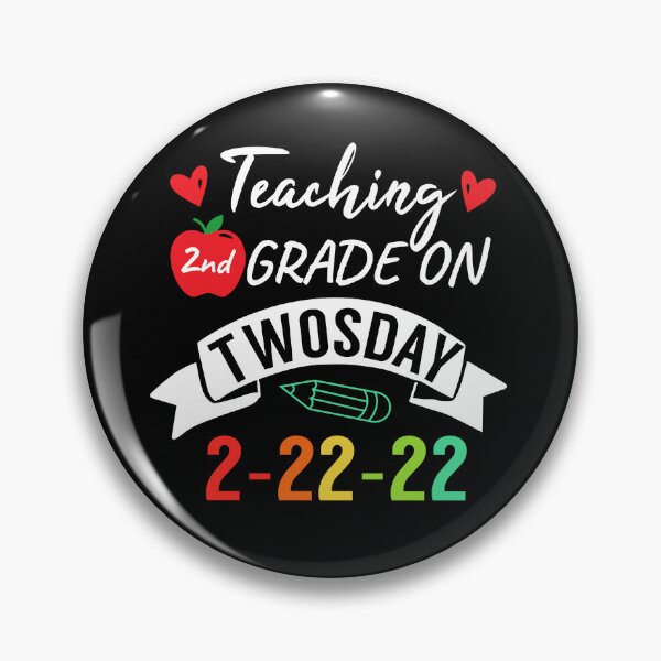 Item preview, Teaching 2nd grade on twosday Happy Twosday Day Tuesday 2-22-22 February designed and sold by Cubed  bubble.