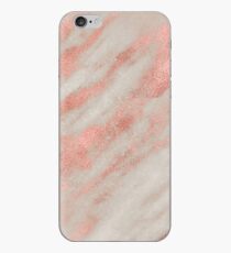 Marmor - Rose Gold Marmor Folie auf Weiß iPhone-Hülle & Cover