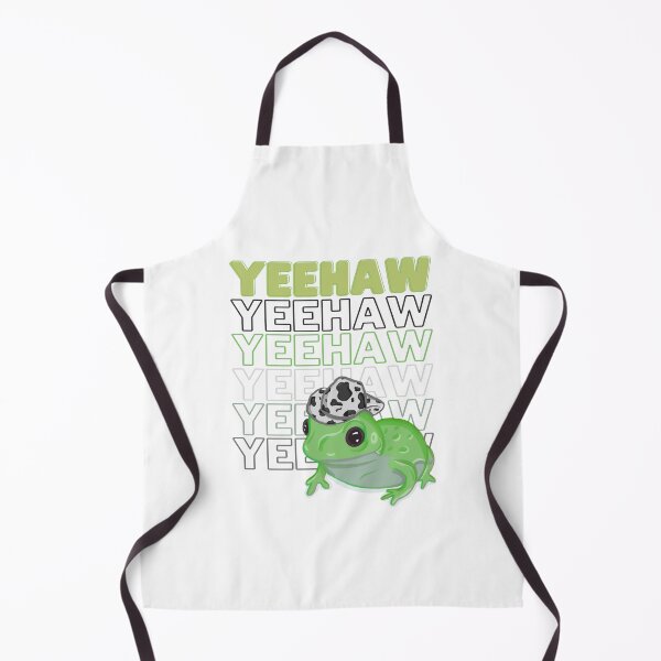 Item preview, Yeehaw Green Frog Wearing Cowboy Hat designed and sold by RoserinArt.