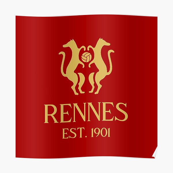 Rennes Gold Poster For Sale By Vredballer Redbubble 