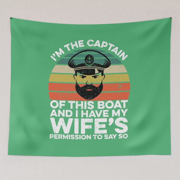 Item preview, I am the Pontoon Captian designed and sold by Make-My-Fun.