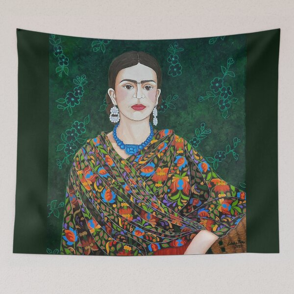 Item preview,  Frida with colorful scarf  designed and sold by Madalena Lobao-Tello.