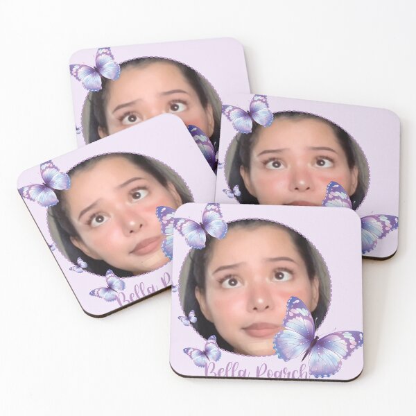 Item preview, BELLA POARCH with purple butterflies designed and sold by Adadita.