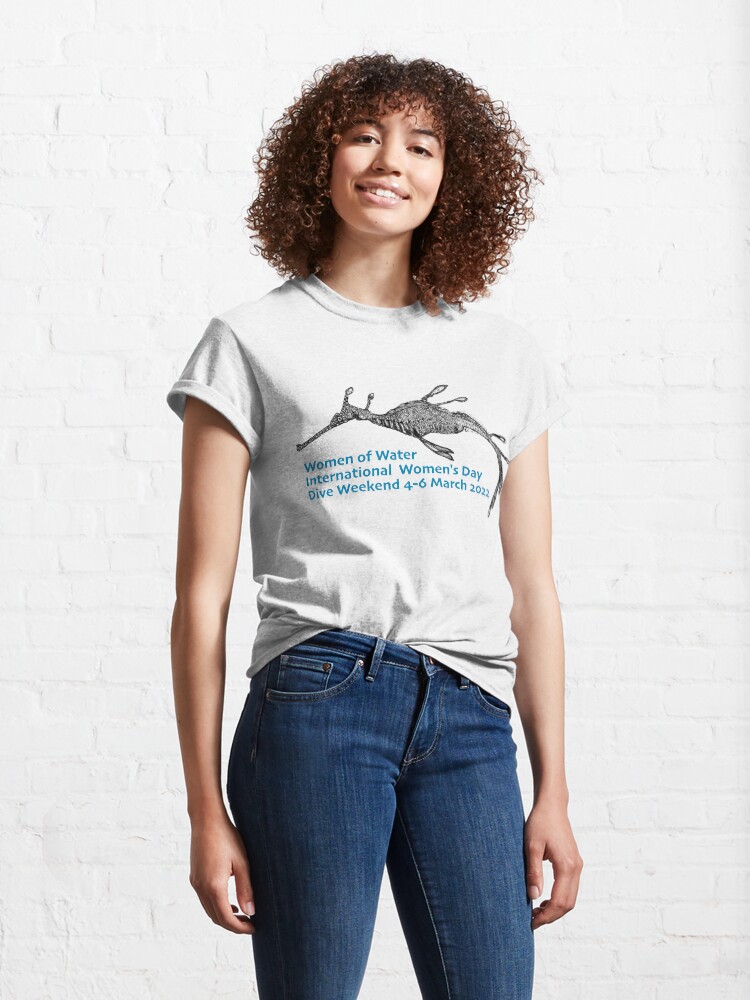 Alternate view of WoW - International Women's Day Dive Weekend 2022 Classic T-Shirt
