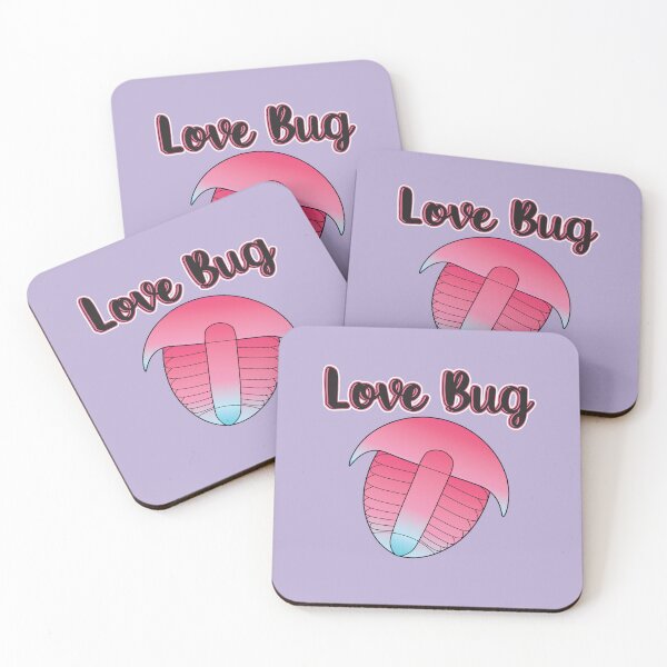 Item preview, Love Bug Valentines Day Trilobite designed and sold by Gottalottarocks.