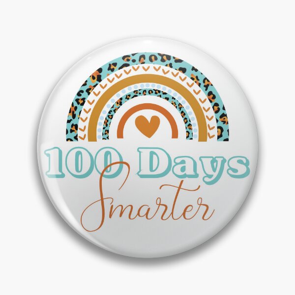 Item preview, 100 Days Smarter Happy 100th Day Of School Rainbow T-Shirt designed and sold by TheArtisteGarph.