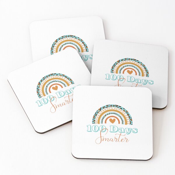 Item preview, 100 Days Smarter Happy 100th Day Of School Rainbow T-Shirt designed and sold by TheArtisteGarph.