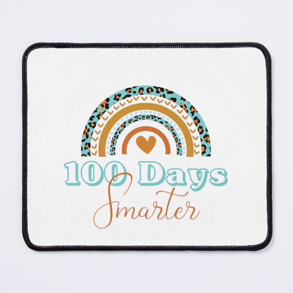 Item preview, 100 Days Smarter Happy 100th Day Of School Rainbow T-Shirt designed and sold by TheArtisteGarph.