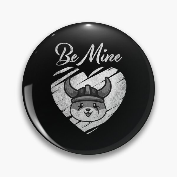 Item preview, Vintage Be Mine Valentine Floki Inu Coin Crypto Token Blockchain Wallet designed and sold by EarlineCormier.