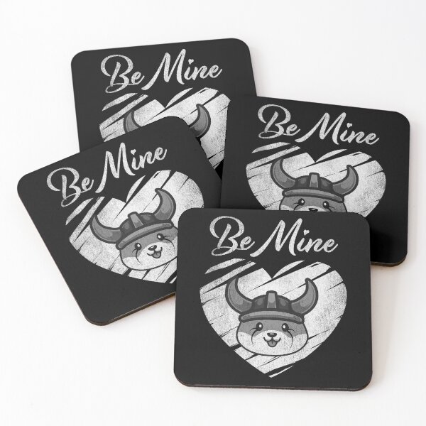 Item preview, Vintage Be Mine Valentine Floki Inu Coin Crypto Token Blockchain Wallet designed and sold by EarlineCormier.