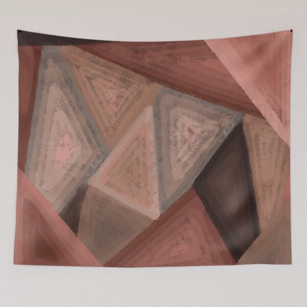 Item preview, Julie Triangles by Heather Nafe Art designed and sold by HeatherNafeArt.