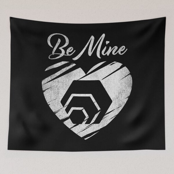 Item preview, Vintage Be Mine Valentine HEX Coin Crypto Token Blockchain Wallet designed and sold by EarlineCormier.