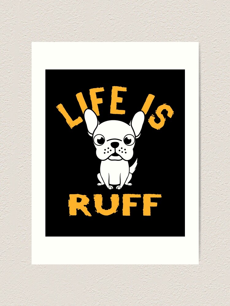 Ruff Dog Quotes Life Ruff Dog By My Side Stock Illustration 2332543435