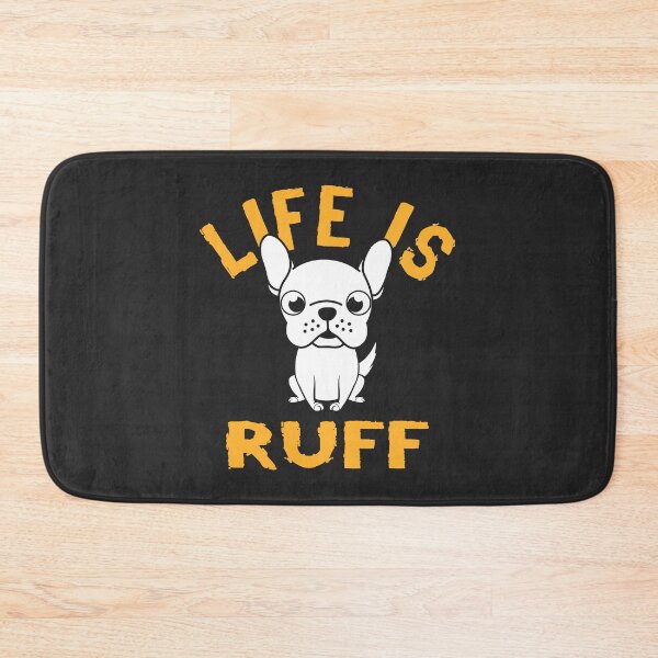 Item preview, Life Is Ruff Funny Dog Quote Dog Person Humor Dog Pun designed and sold by sillyquestions.