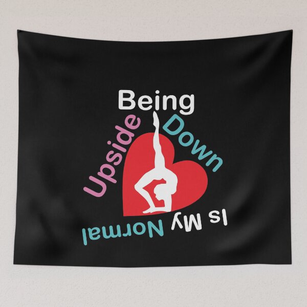 Item preview, Being Upside Down Is My Normal Funny Cool Artistic Gymnastic Gift For Gymnastic Lovers designed and sold by pedrored369.