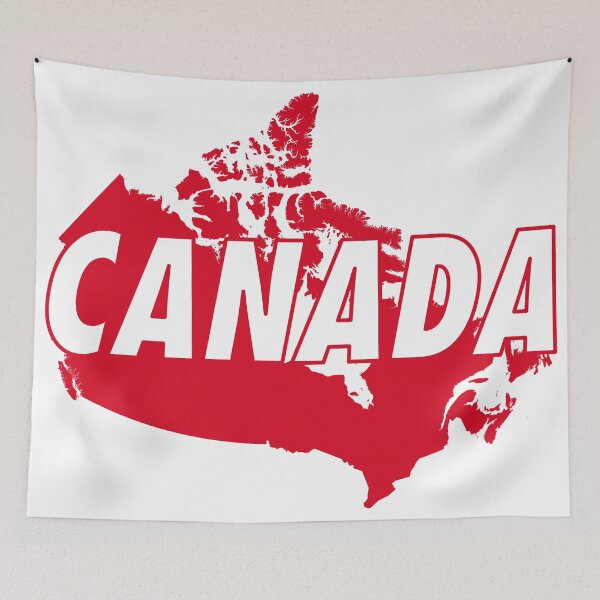 Item preview, CANADA - Red country map designed and sold by samvschantz.