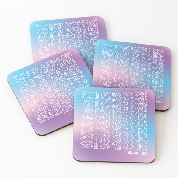Item preview, Take it One Day at a Time Retro Wave Trendy Graphic designed and sold by MarzStudio.
