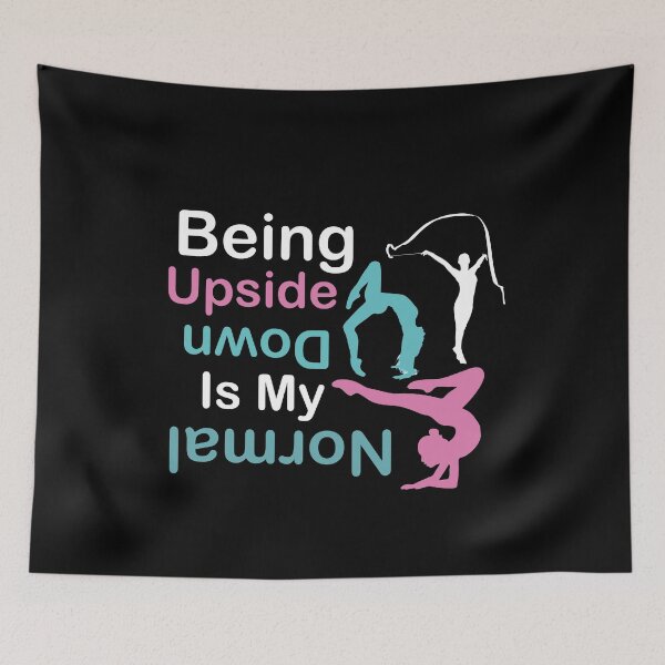 Item preview, Being Upside Down Is My Normal Funny Cool Artistic Gymnastic Gift For Gymnastic Lovers designed and sold by pedrored369.