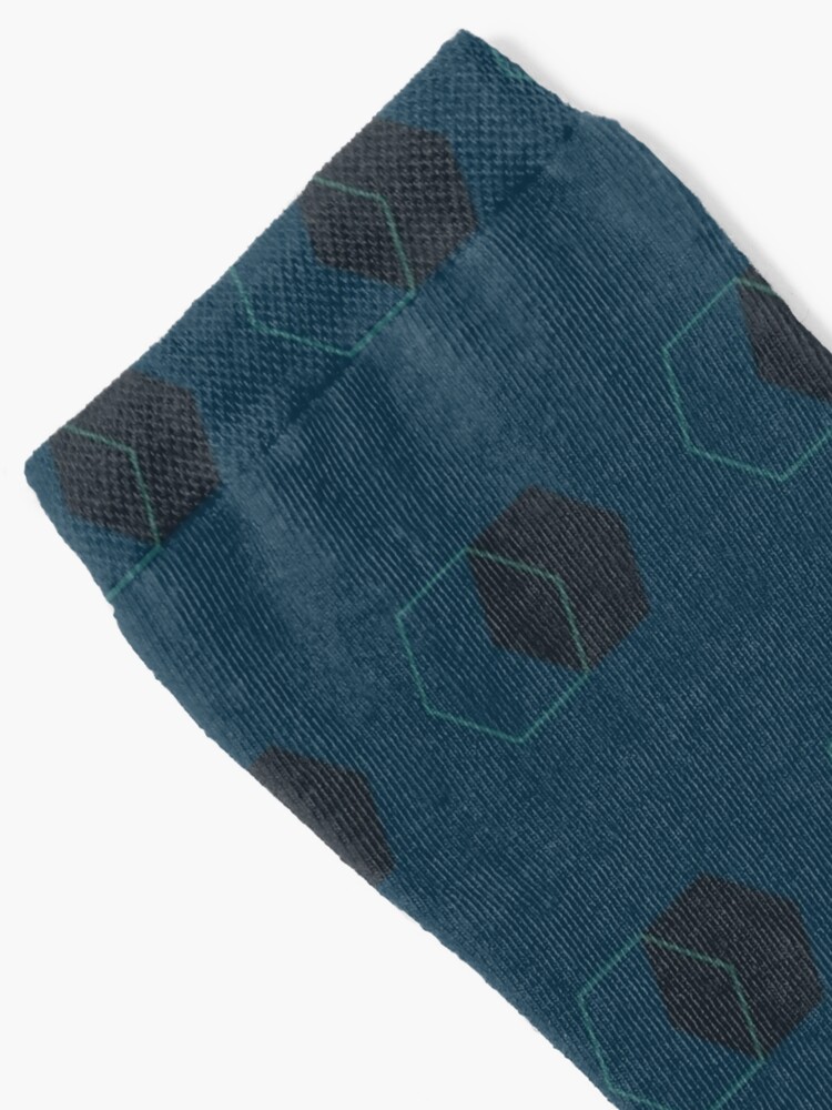 Thumbnail 2 of 5, Socks, Hexagon Dreams designed and sold by howsheseesit.