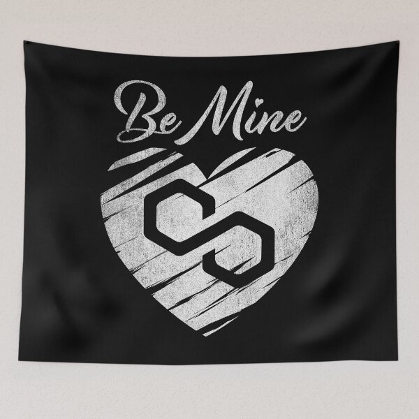 Item preview, Vintage Be Mine Valentine Polygon Matic Coin Crypto Token Blockchain Wallet designed and sold by EarlineCormier.