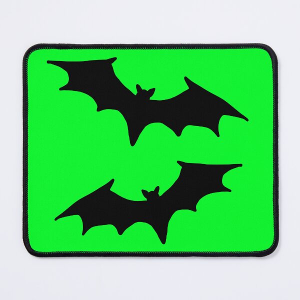 Item preview, Bright neon green black bat print designed and sold by DemonicGloom.