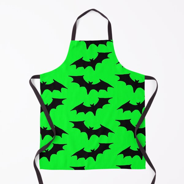 Item preview, Bright neon green black bat print designed and sold by DemonicGloom.