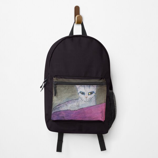 Item preview, Periwinkle Diabolical Cat in the Dark designed and sold by NOOMITHENYMPH.