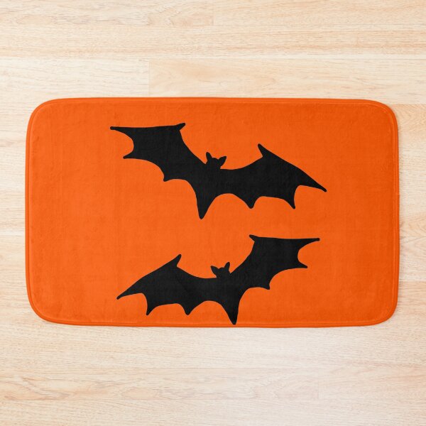 Item preview, Orange and  black bat print designed and sold by DemonicGloom.