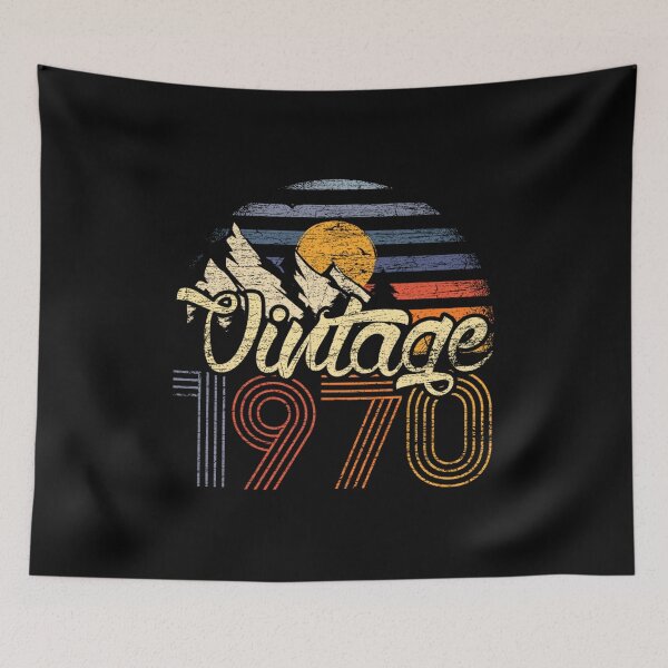 Item preview, Birthday Gifts Year Old Vintage Since 1970 designed and sold by Kezichy.