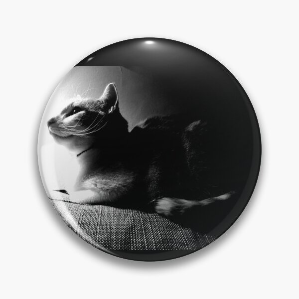 Item preview, Black and white Cat Portrait designed and sold by Yoshi-Tees.
