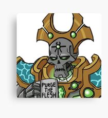 purge the flesh Canvas Print