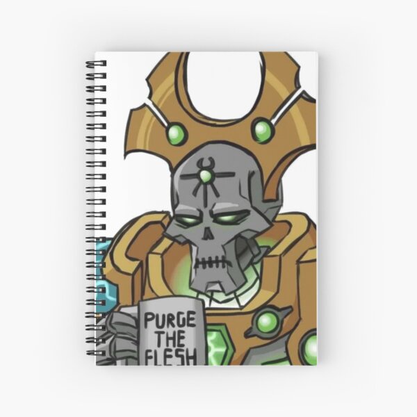 purge the flesh Spiral Notebook