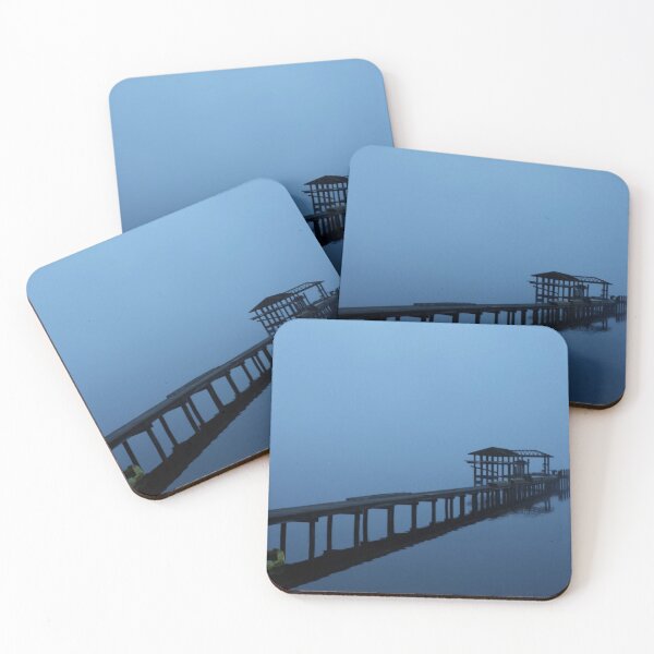 Item preview, Foggy Blue Morning on the River designed and sold by lpdesigns2014.